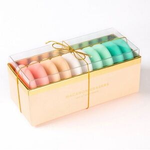 Colorful Macaron Erasers Set